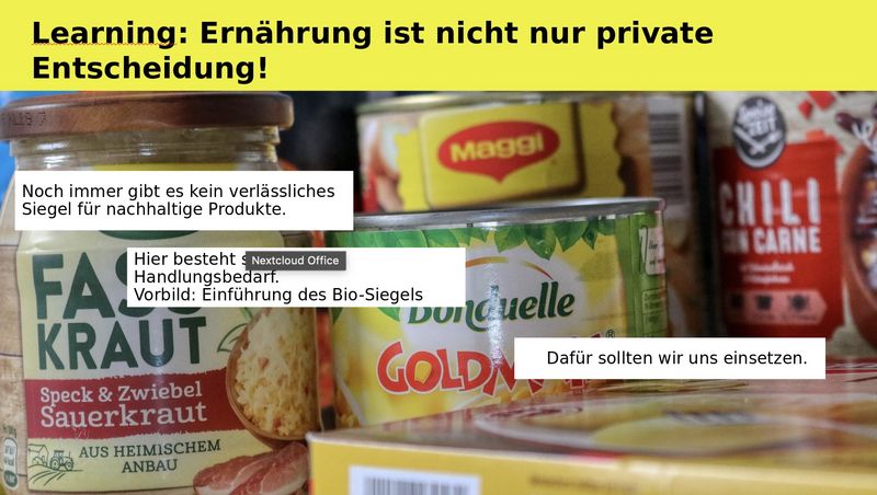 Collage mit Konservendosen