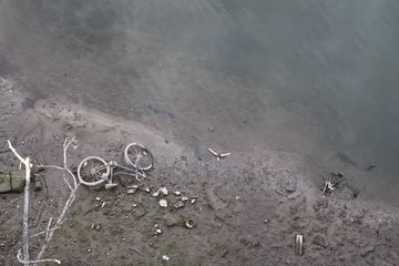 Fahrrad im Schlamm